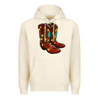 Tofu cowboy boots christmas Premium Hoodie - RanaPortraitStore