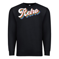 Black retro colorful Premium Sweatshirt - chombo