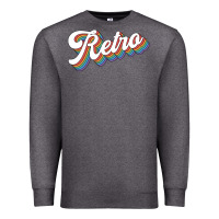 Charcoal Heather retro colorful Premium Sweatshirt - chombo