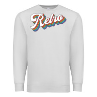 Dove Grey retro colorful Premium Sweatshirt - chombo
