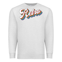 Oatmeal Heather retro colorful Premium Sweatshirt - chombo