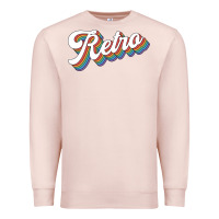Pale Pink retro colorful Premium Sweatshirt - chombo
