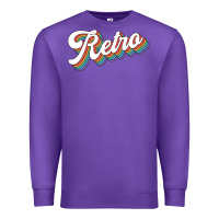 Purple retro colorful Premium Sweatshirt - chombo
