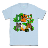 Dusty Blue St. Patricks Dog Mom Classic Tee - FaDigitalArtStudio