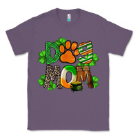 Lavender St. Patricks Dog Mom Classic Tee - FaDigitalArtStudio