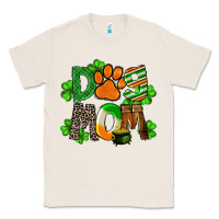 Natural St. Patricks Dog Mom Classic Tee - FaDigitalArtStudio
