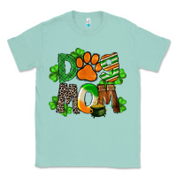 Seafoam St. Patricks Dog Mom Classic Tee - FaDigitalArtStudio