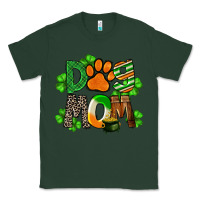 Sports Green St. Patricks Dog Mom Classic Tee - FaDigitalArtStudio
