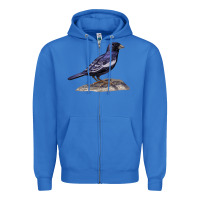 Lark Bunting Colorado State Bird Zipper Hoodie | Teevron