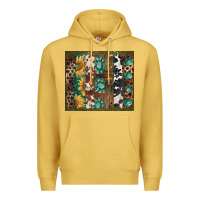 Antique Gold western patterns brushstroke Premium Hoodie - BarkalooDesign