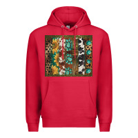 Cardinal western patterns brushstroke Premium Hoodie - BarkalooDesign