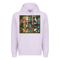 Lilac western patterns brushstroke Premium Hoodie - BarkalooDesign