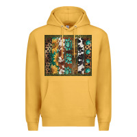 Mustard western patterns brushstroke Premium Hoodie - BarkalooDesign