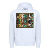 White western patterns brushstroke Premium Hoodie - BarkalooDesign