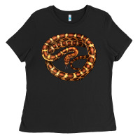 Black Corn Snake Illustrations Ladies Tee - LillyAllenDesigns