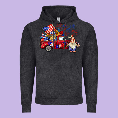 American Gnomies Truck Vintage Hoodie Designed By Barkaloodesign