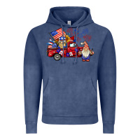 Vintage Denim american gnomies truck Vintage Hoodie - BarkalooDesign