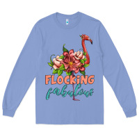 Flamingo Flocking Fabulous Long Sleeve Tee | Teevron
