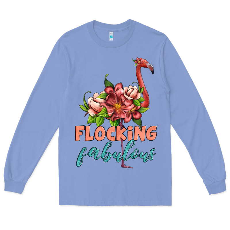 Flamingo Flocking Fabulous Long Sleeve Tee by Artiststas | Teevron