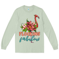 Matcha flamingo flocking fabulous Long Sleeve Tee - Artiststas