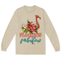 Mushroom flamingo flocking fabulous Long Sleeve Tee - Artiststas