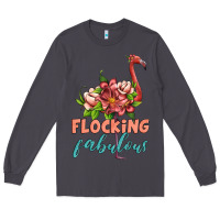 Smoke flamingo flocking fabulous Long Sleeve Tee - Artiststas