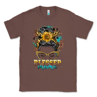 Chestnut blessed mama messy bun Classic Tee - BarkalooDesign