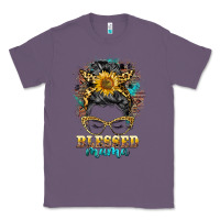 Lavender blessed mama messy bun Classic Tee - BarkalooDesign
