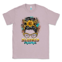 Lilac blessed mama messy bun Classic Tee - BarkalooDesign