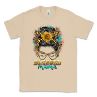 Mushroom blessed mama messy bun Classic Tee - BarkalooDesign