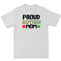 Dove Grey autism awareness puzzle theme Premium Tee - CowhideDigitalArt