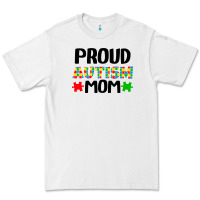 White autism awareness puzzle theme Premium Tee - CowhideDigitalArt