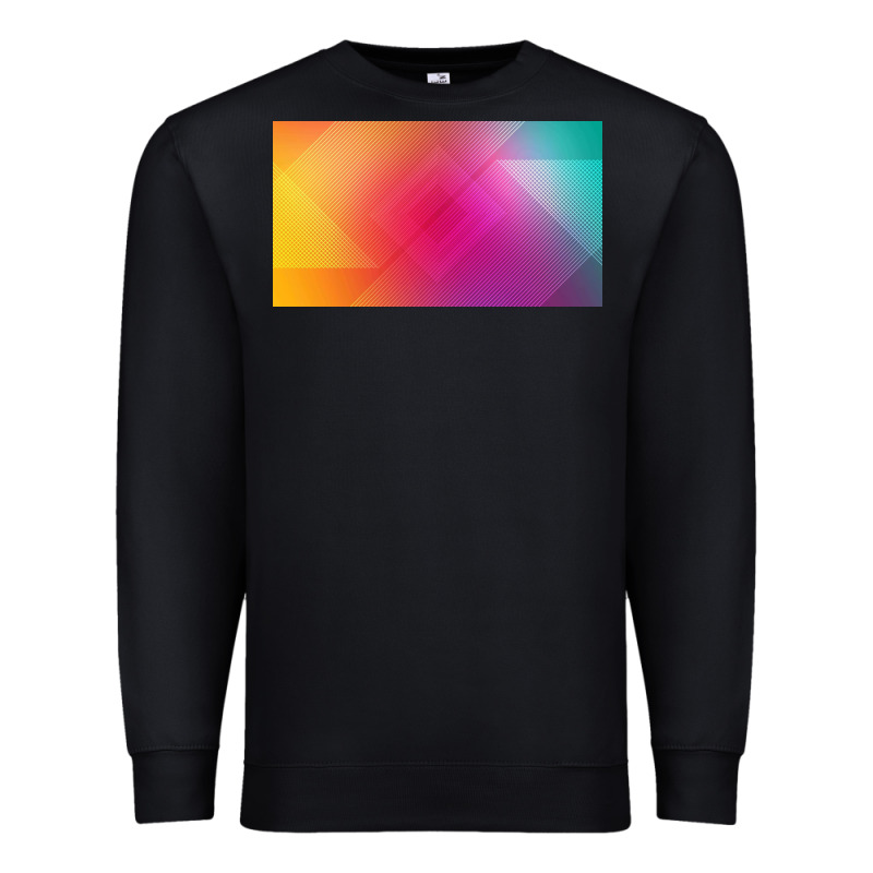 Multicolor Abstract Lines Premium Sweatshirt by chombo | Teevron