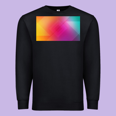 Multicolor Abstract Lines Premium Sweatshirt Designed By Chombo