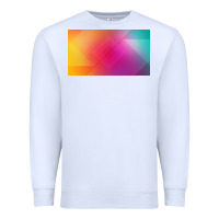 White multicolor abstract lines Premium Sweatshirt - chombo