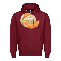 Burgundy colorado cantaloupe png Zipper Hoodie - RanaPortraitStore