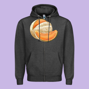 Colorado Cantaloupe Png Zipper Hoodie Designed By Ranaportraitstore
