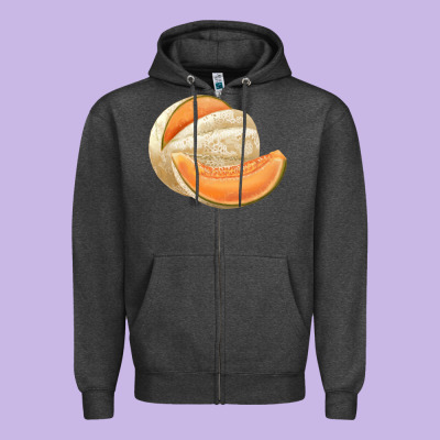 Colorado Cantaloupe Png Zipper Hoodie Designed By Ranaportraitstore
