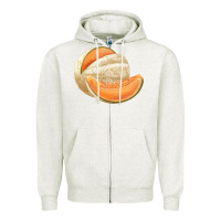 Oatmeal Heather colorado cantaloupe png Zipper Hoodie - RanaPortraitStore
