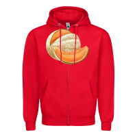 Red colorado cantaloupe png Zipper Hoodie - RanaPortraitStore