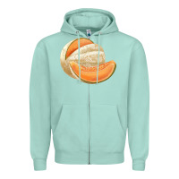 Seafoam colorado cantaloupe png Zipper Hoodie - RanaPortraitStore