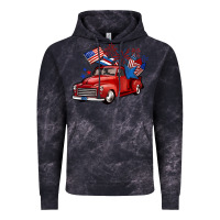 Cloud Black american truck 4th of july Vintage Hoodie - BarkalooDesign