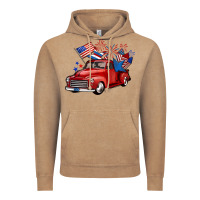 Vintage Coffee american truck 4th of july Vintage Hoodie - BarkalooDesign