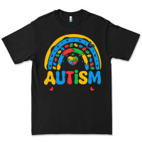 Black proud autism mom rainbow Premium Tee - CowhideDigitalArt