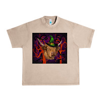 French Oak halloween glitter highland cow tumbler Urban Heavy Tee - RanaPortraitStore