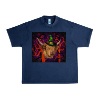 Navy halloween glitter highland cow tumbler Urban Heavy Tee - RanaPortraitStore