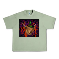 Oil Green halloween glitter highland cow tumbler Urban Heavy Tee - RanaPortraitStore