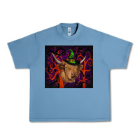 Pebble Blue halloween glitter highland cow tumbler Urban Heavy Tee - RanaPortraitStore