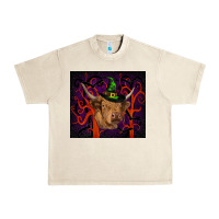 Sandshell halloween glitter highland cow tumbler Urban Heavy Tee - RanaPortraitStore