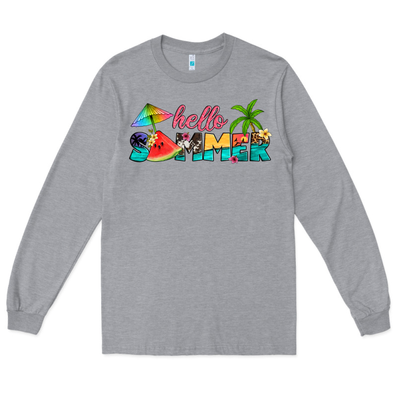 Hello Summer Long Sleeve Tee by Artiststas | Teevron